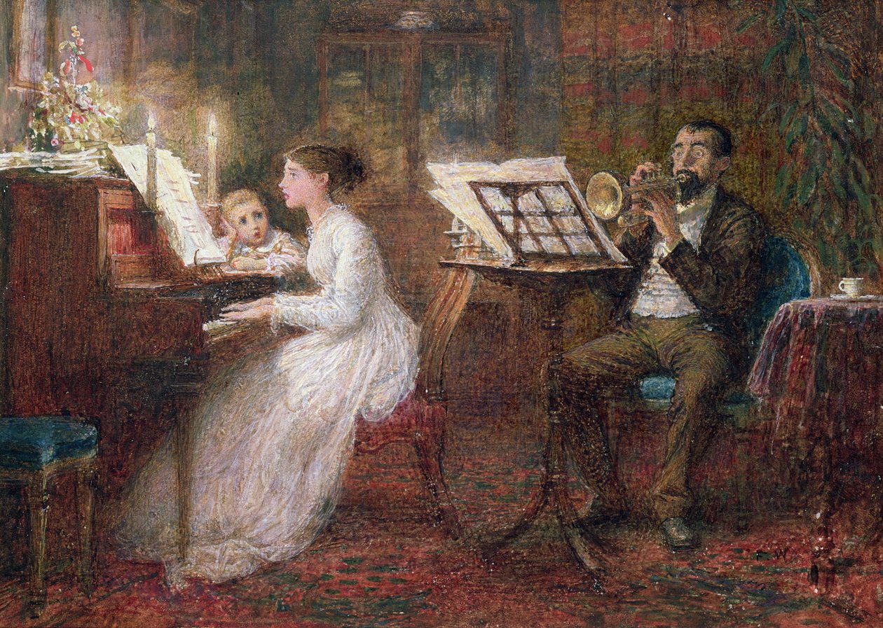 Musiikkitunti tekijältä Frederick Walker