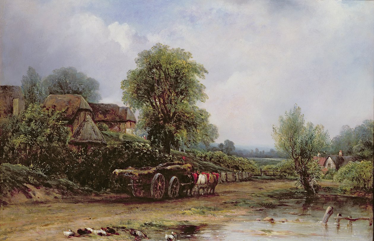 Puuvaunu tekijältä Frederick Waters Watts