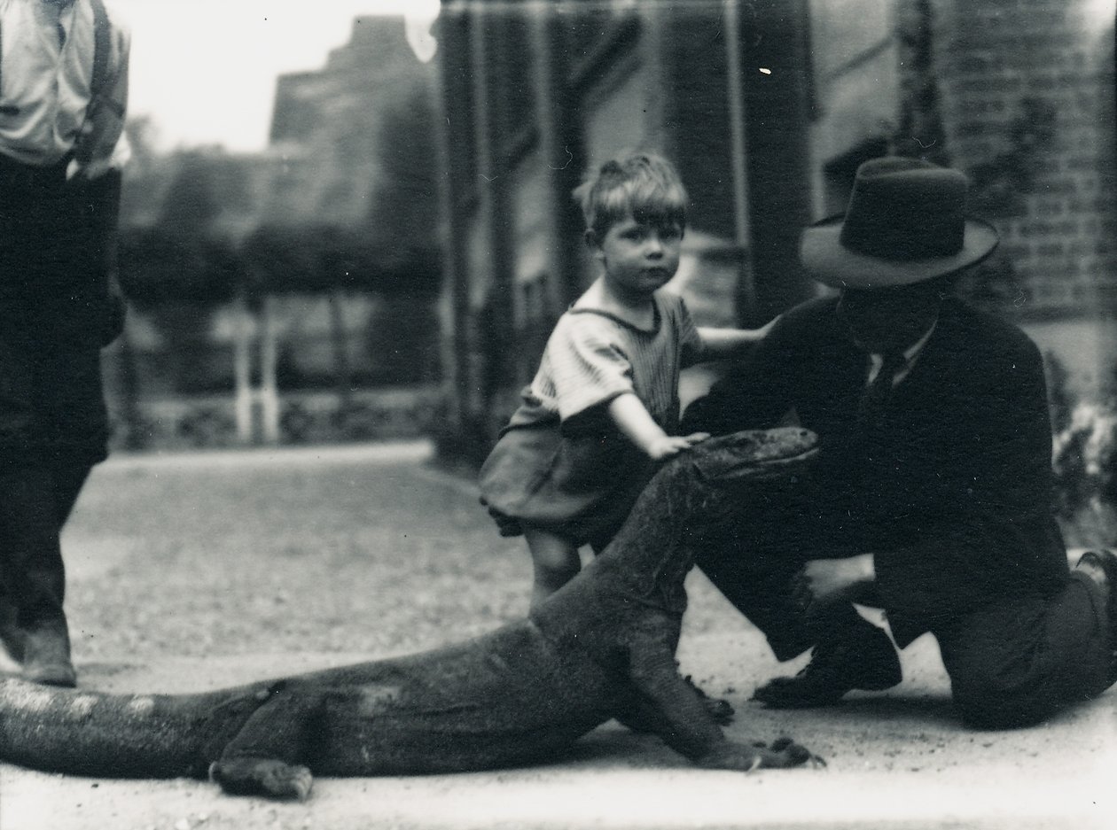 Poika komodo-lohikäärmeen kanssa tekijältä Frederick William Bond