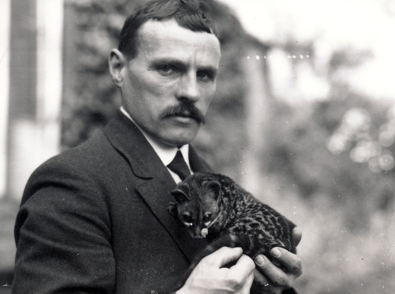 Charlie Dixon genetin kanssa, 1916 tekijältä Frederick William Bond