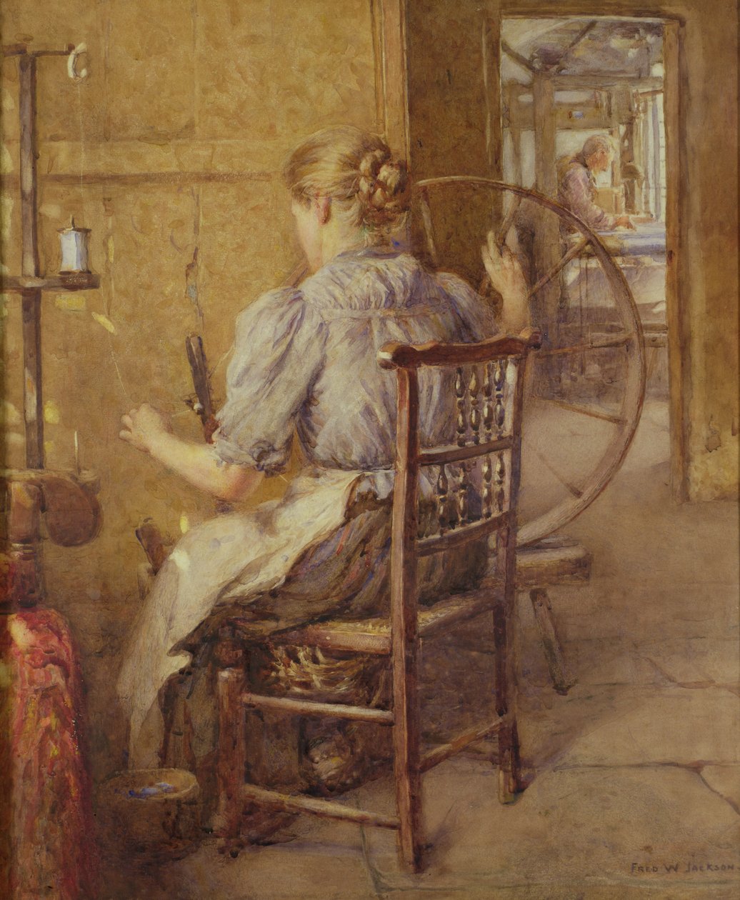 Pyörivä pyörä tekijältä Frederick William Jackson