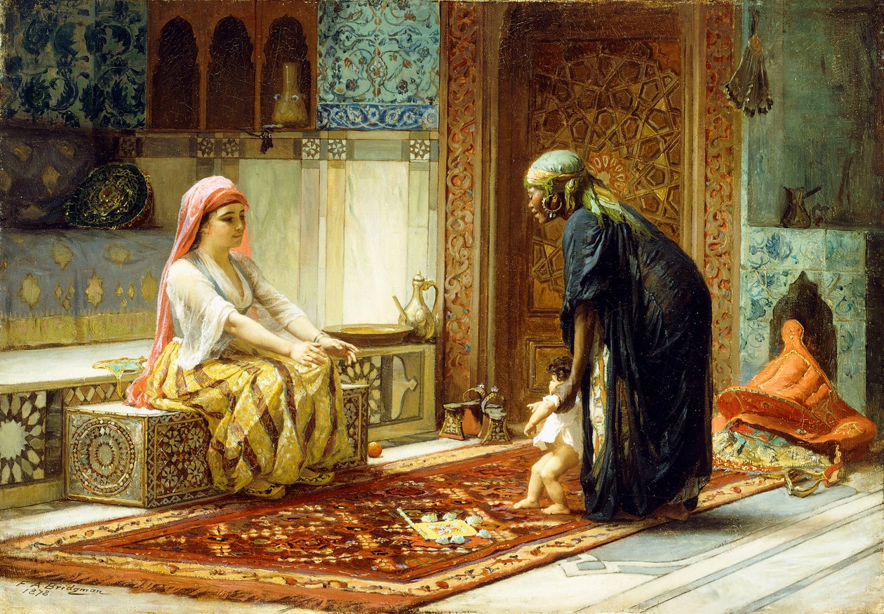 Ensimmäiset askeleet, 1878 tekijältä Frederick Arthur Bridgman