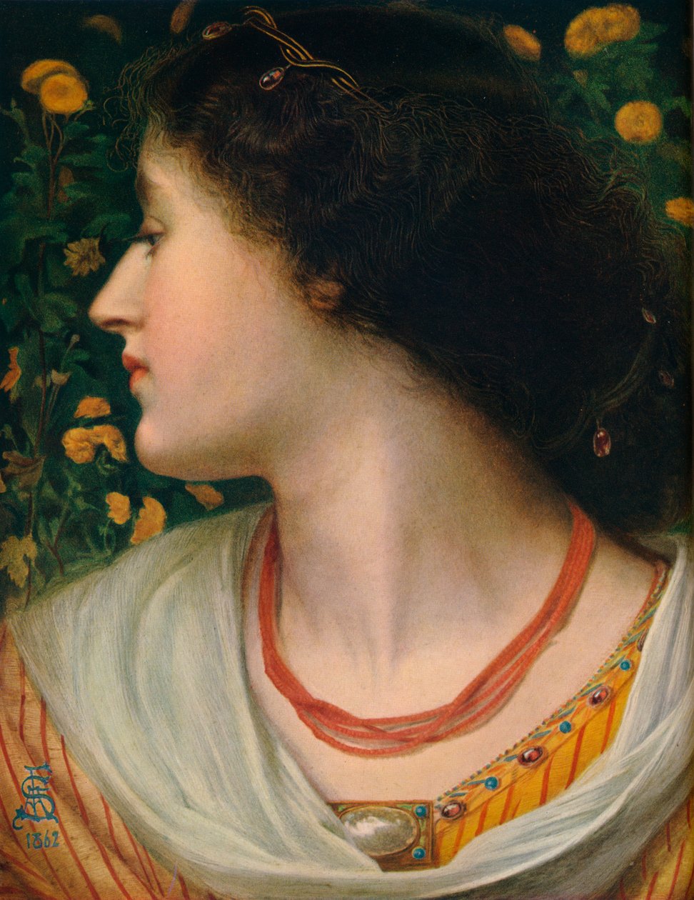 "La Belle Isolde", 1862. tekijältä Frederick Augustus Sandys