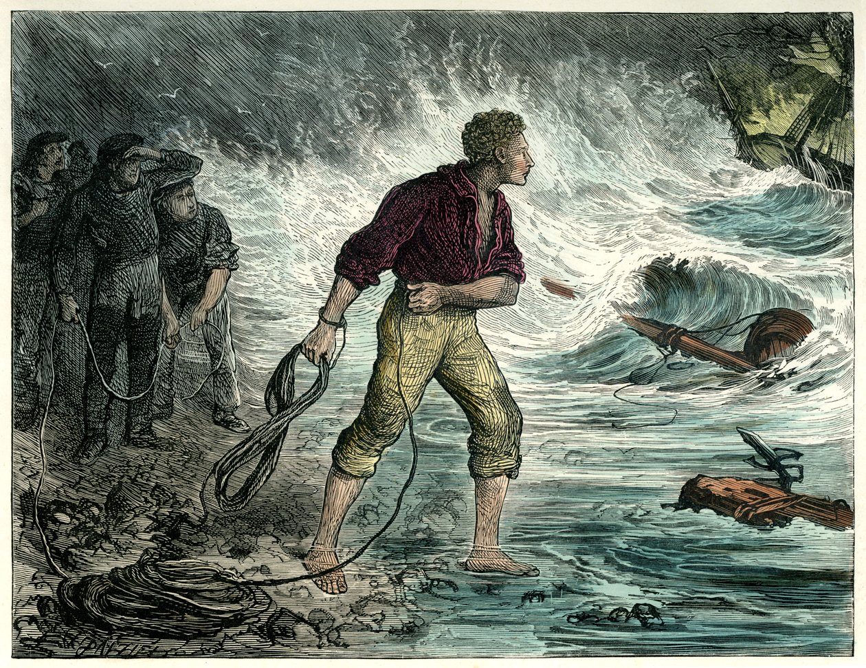 Charles Dickensin David Copperfield tekijältä Frederick Barnard