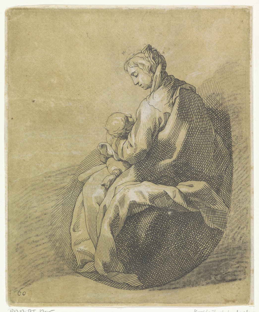 Maria Kristuksen lapsen kanssa tekijältä Frederick Bloemaert