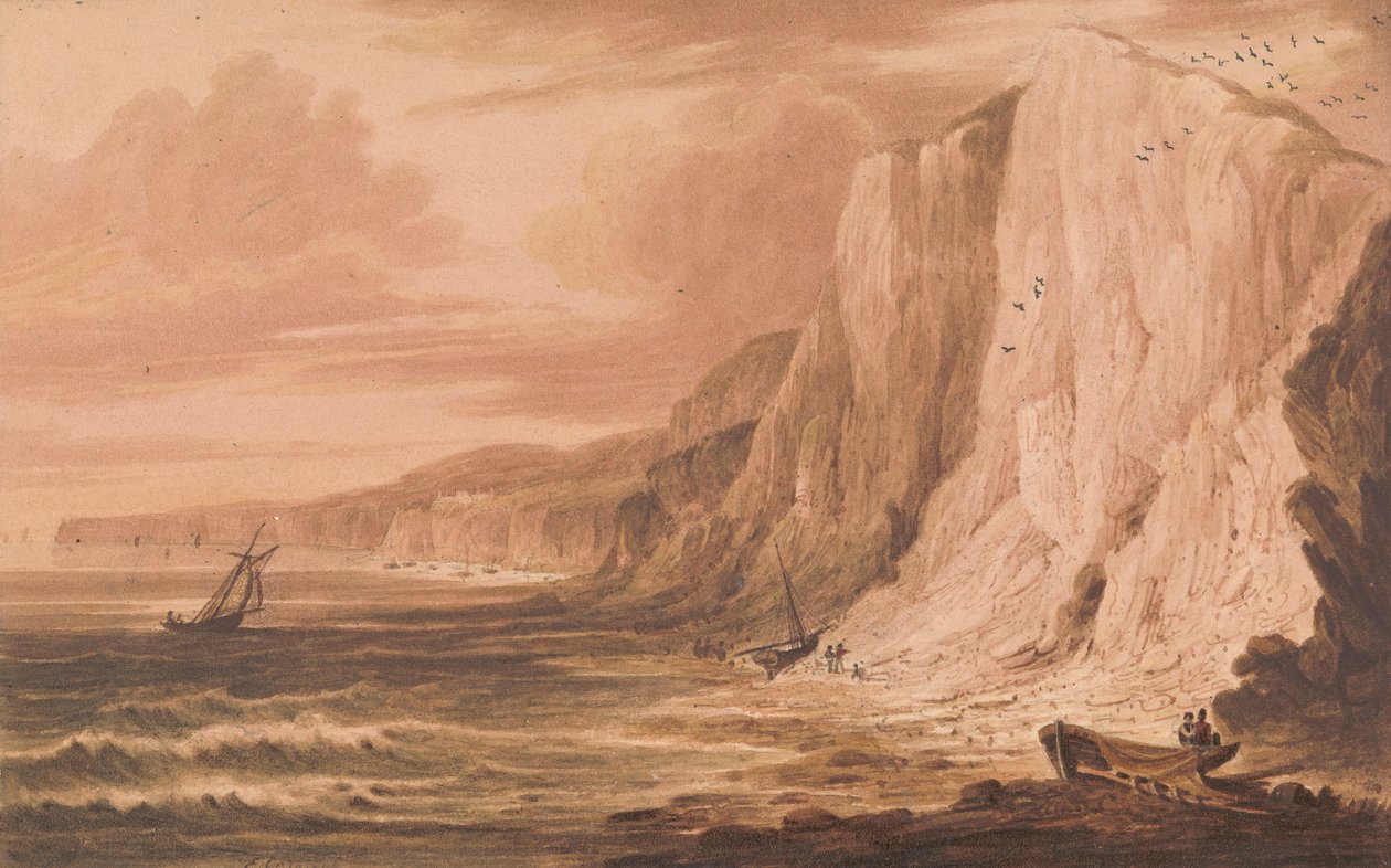 Culver Cliff, Sandown Bay, Isle of Wight tekijältä Frederick Calvert
