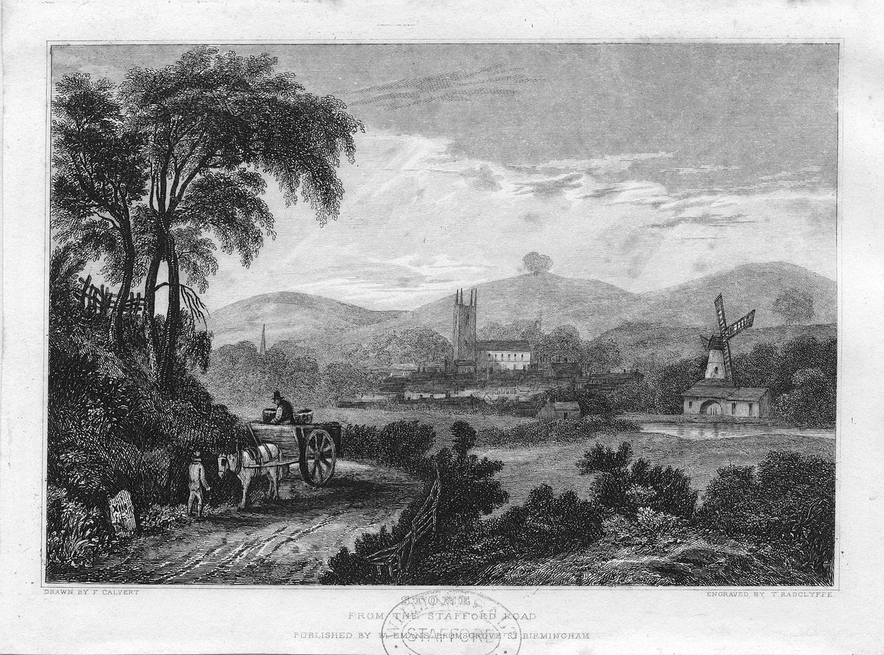 Kivi Stafford Roadilta: kaiverrus, nd [c 1830] tekijältä Frederick Calvert