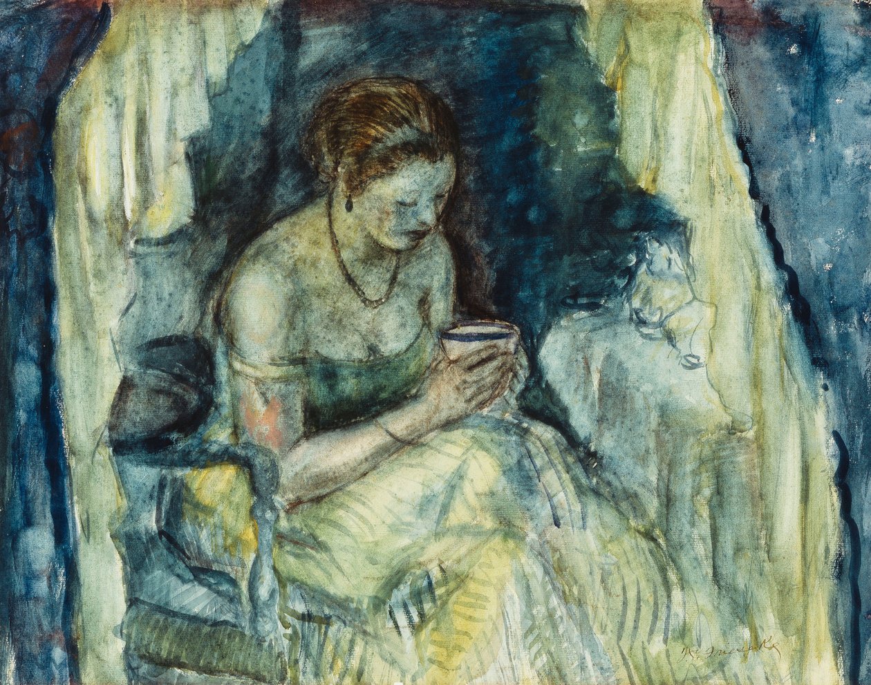 Kuppi teetä tekijältä Frederick Carl Frieseke
