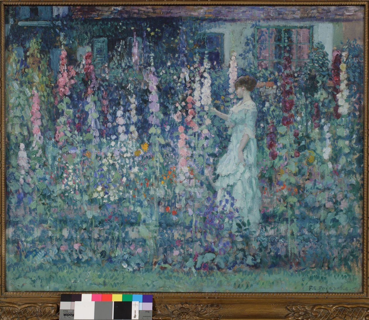 Huonekalut ja erilaiset esineet 1100- ja 1300-luvuilta tekijältä Frederick Carl Frieseke