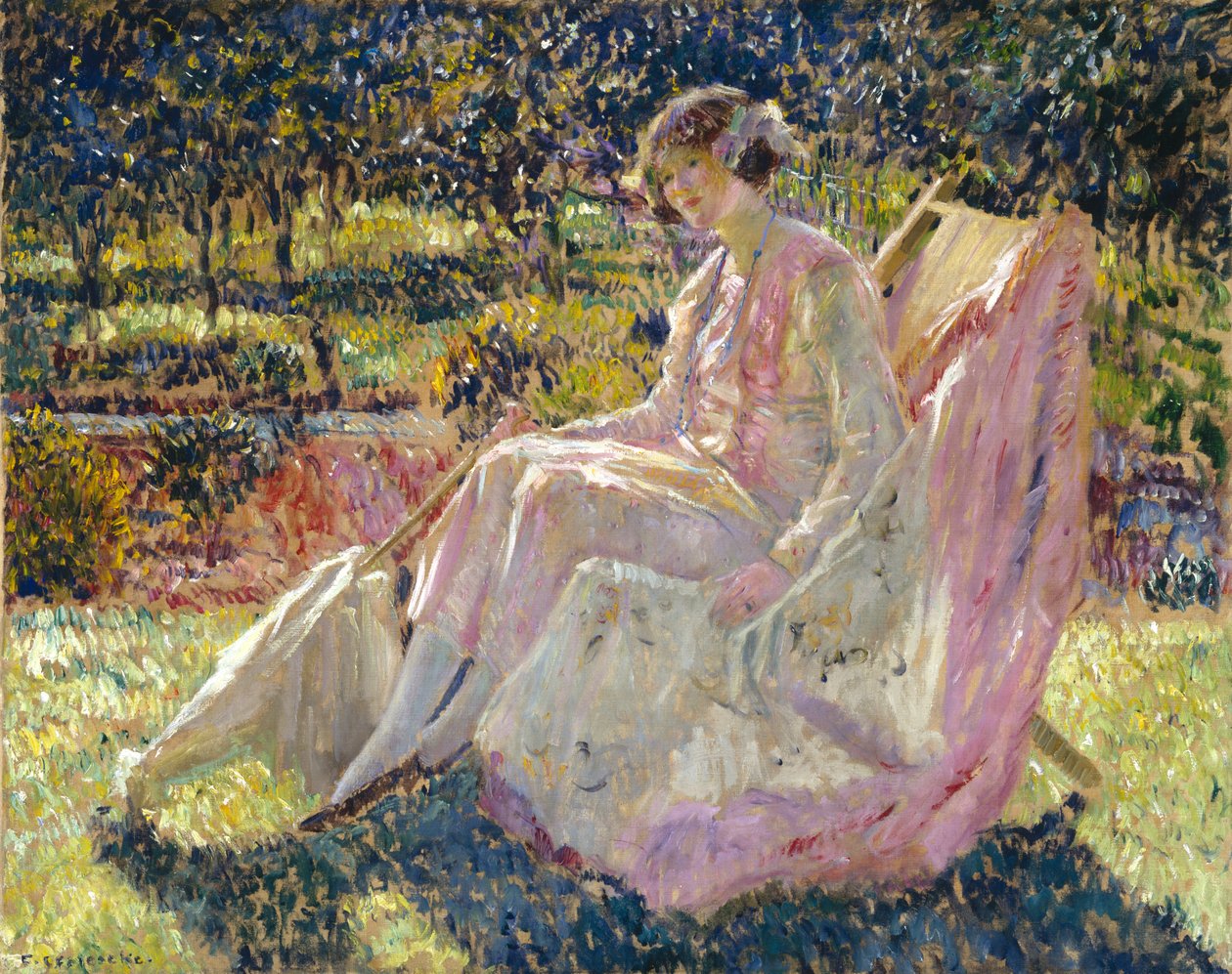 Huonekalut ja erilaiset esineet 1100- ja 1300-luvuilta tekijältä Frederick Carl Frieseke