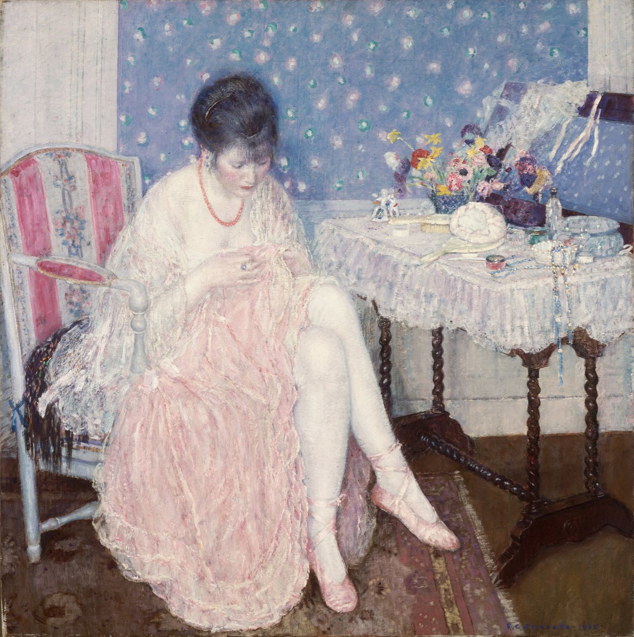 Torn alusvaatteet tekijältä Frederick Carl Frieseke