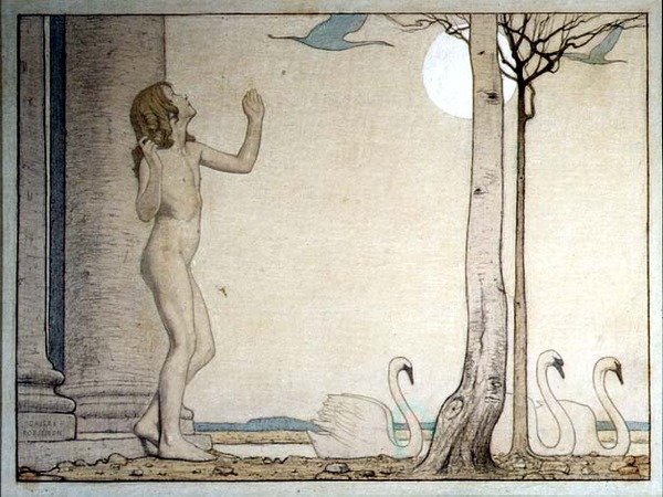 Sinilintu tekijältä Frederick Cayley Robinson