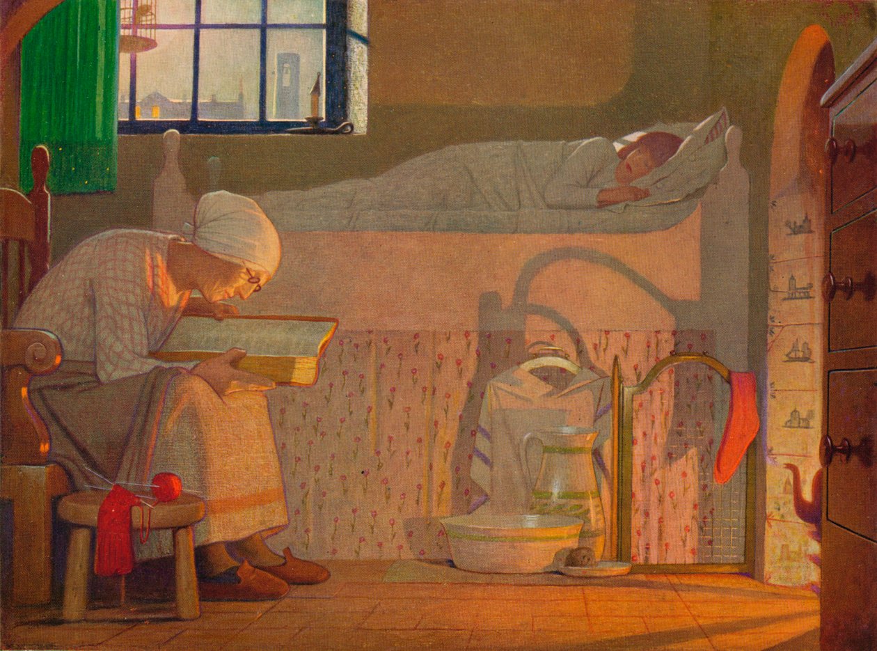 Sana, vuodelta 1922 tekijältä Frederick Cayley Robinson