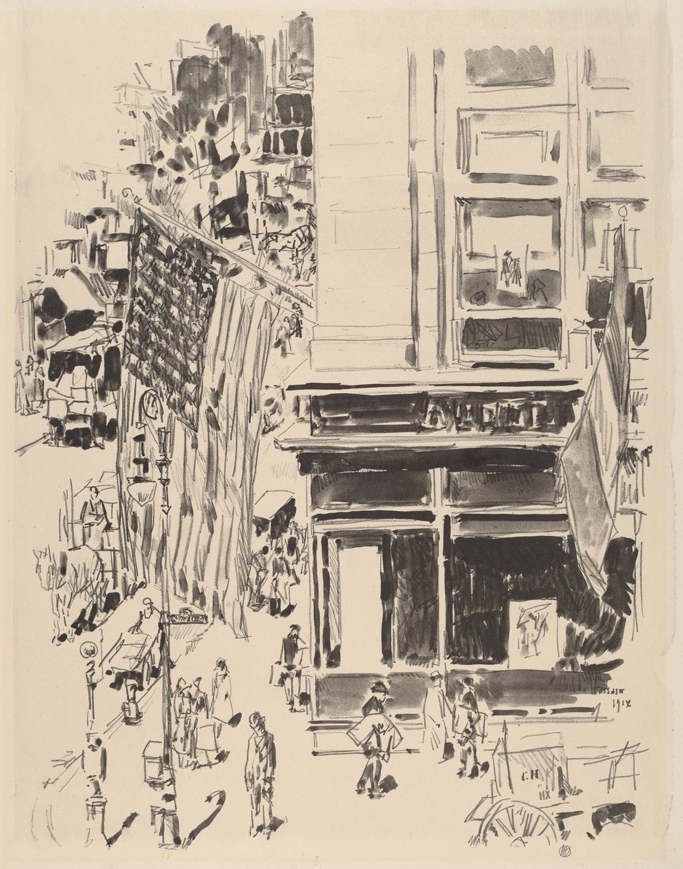 Lafayette Street, 1918. tekijältä Frederick Childe Hassam