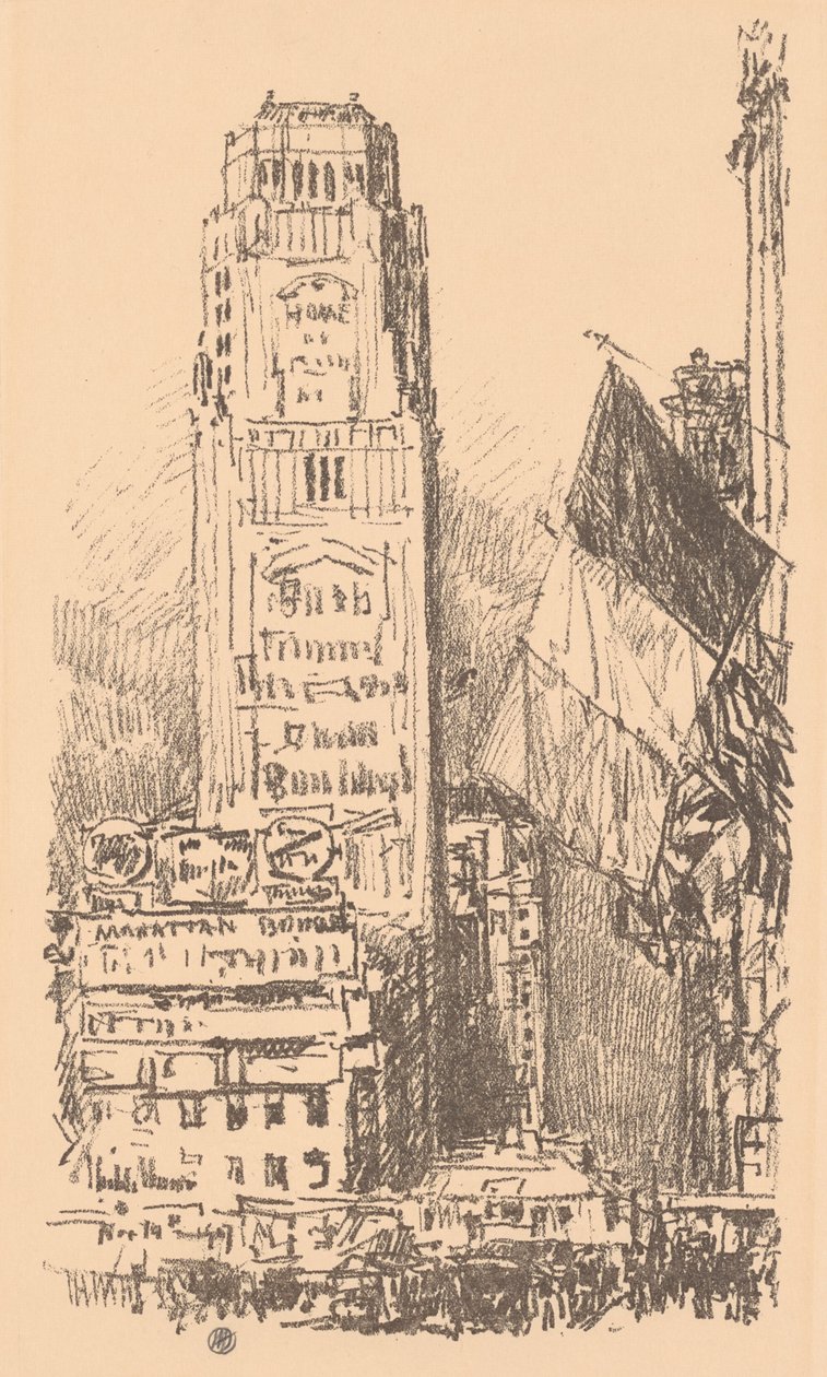 New York Bouquet, 1917. tekijältä Frederick Childe Hassam