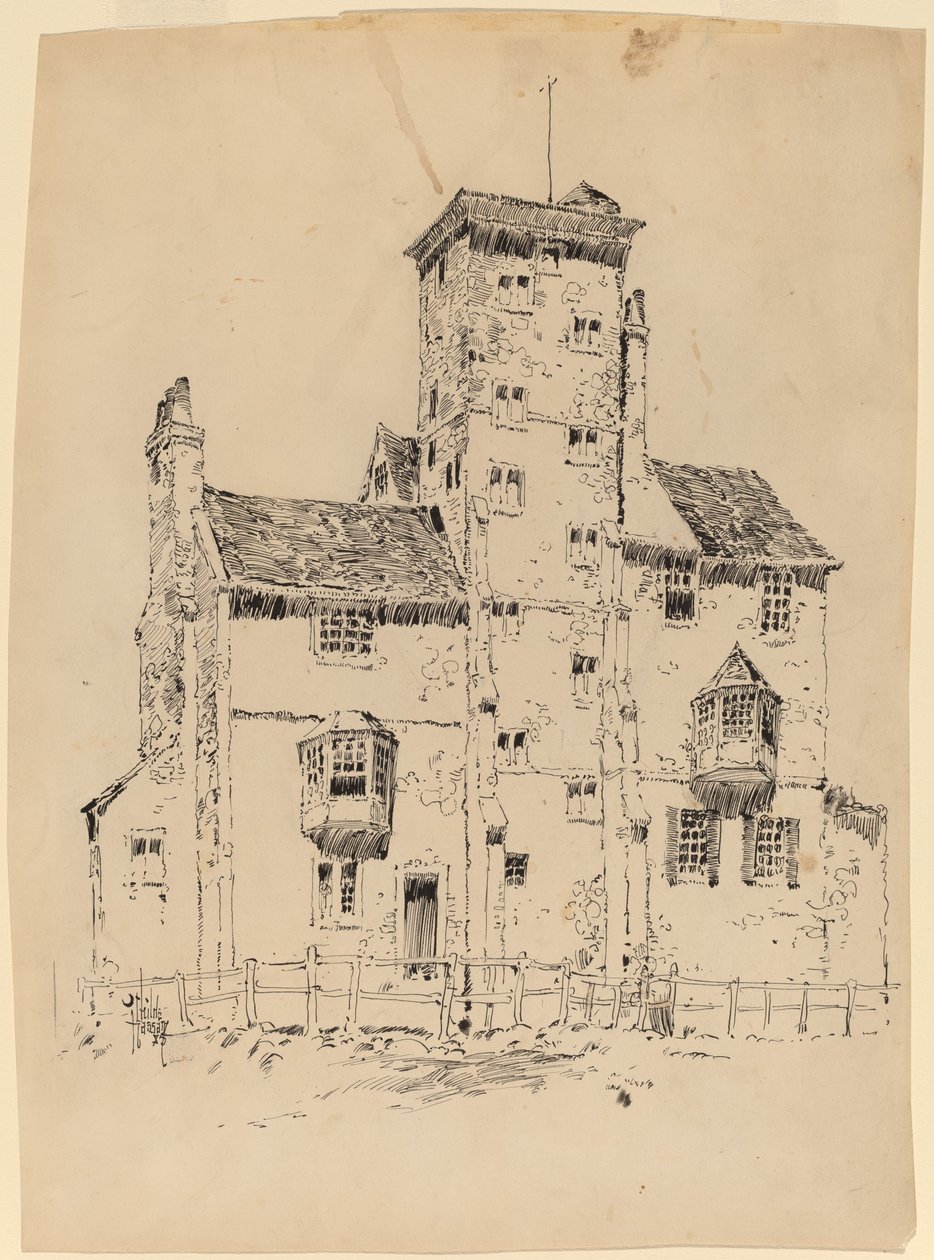 Norman Structure, 1885. tekijältä Frederick Childe Hassam