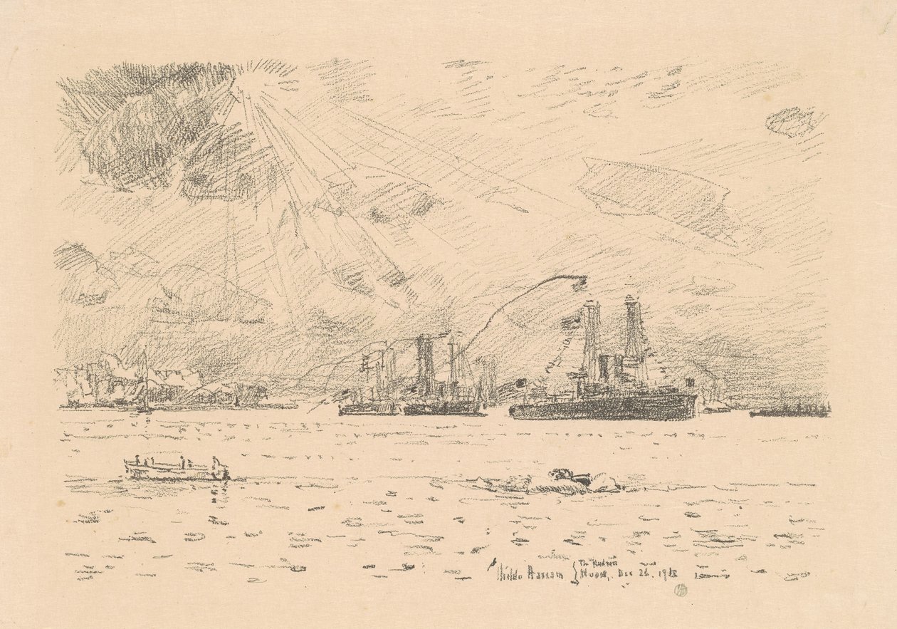 Laivaston paluu, 1918. tekijältä Frederick Childe Hassam