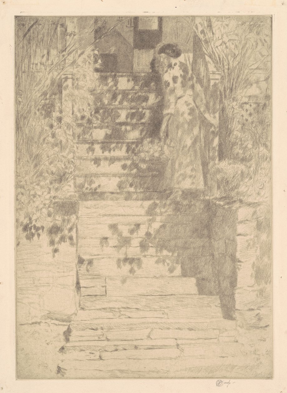 Portaat, 1915. tekijältä Frederick Childe Hassam