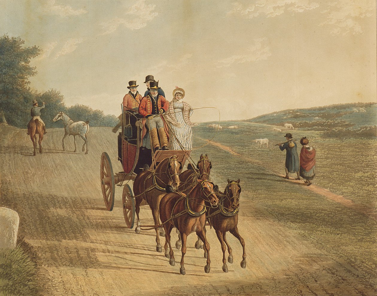 Postivalmentaja, 1819 tekijältä Frederick Christian Lewis
