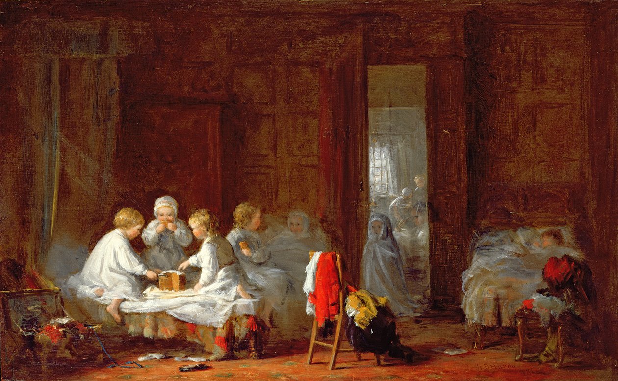 Keskiyön juhla, 1866 tekijältä Frederick Daniel Hardy