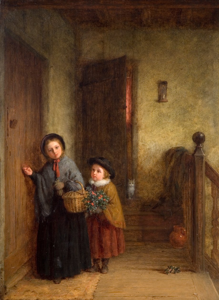 Jouluvieraat, 1869 tekijältä Frederick Daniel Hardy