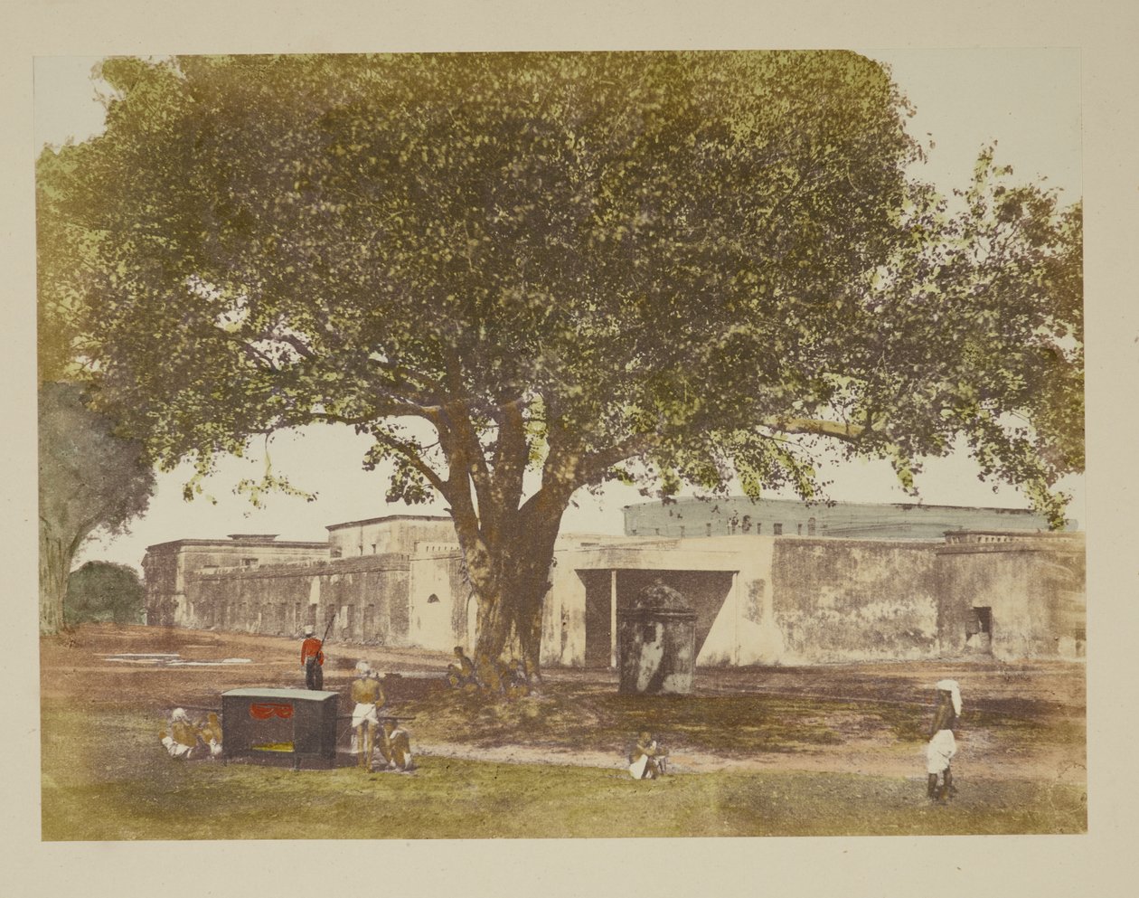 Vankila, Kalkutta. Valokuvaaja: Fiebig, Frederick c 1851-1852 Näkymiä Kalkuttaan ja ympäröivistä alueista. tekijältä Frederick Fiebig