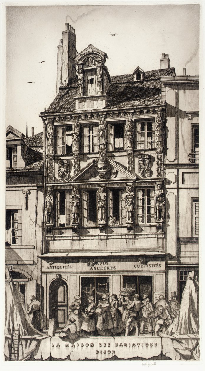 La Maison des Cariatides, Dijon tekijältä Frederick G. Hall