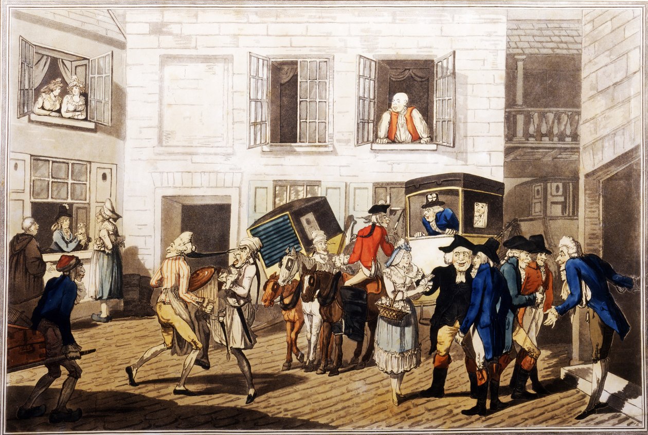 Inn Yard Calais