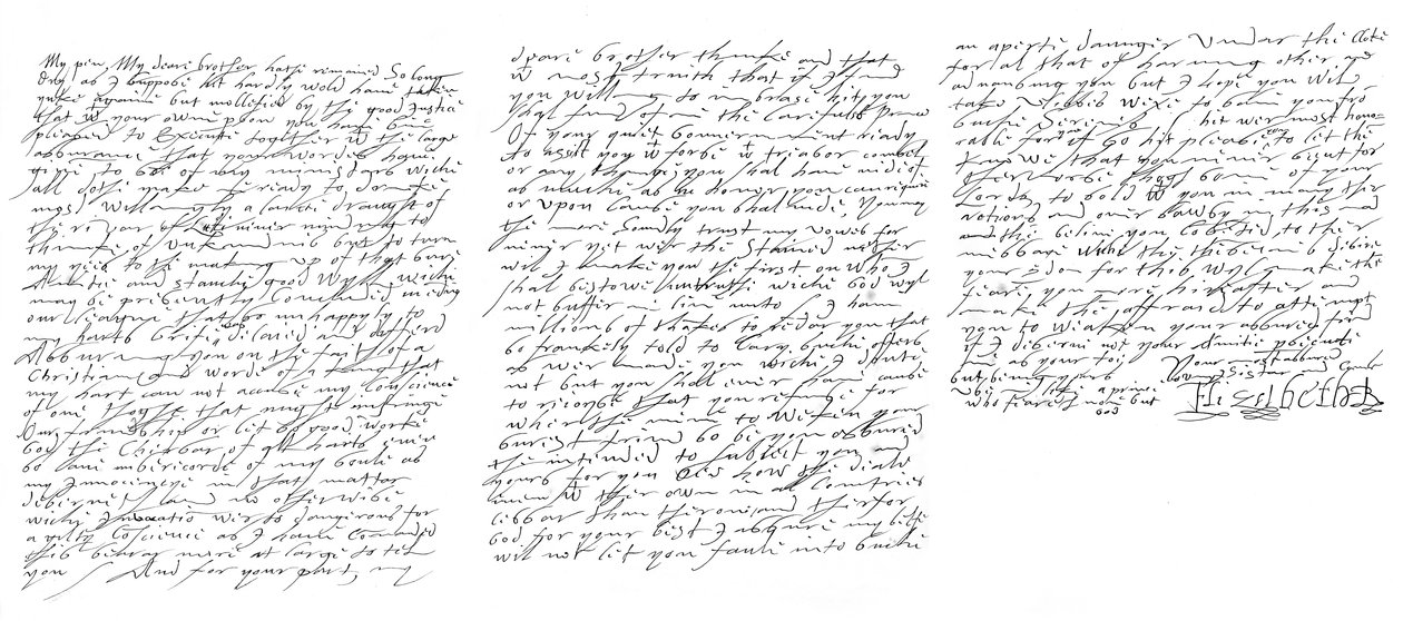 Englannin kuningattaren Elizabeth I:n kirje James VI:lle Skotlannista, n. 1588 1865. tekijältä Frederick George Netherclift