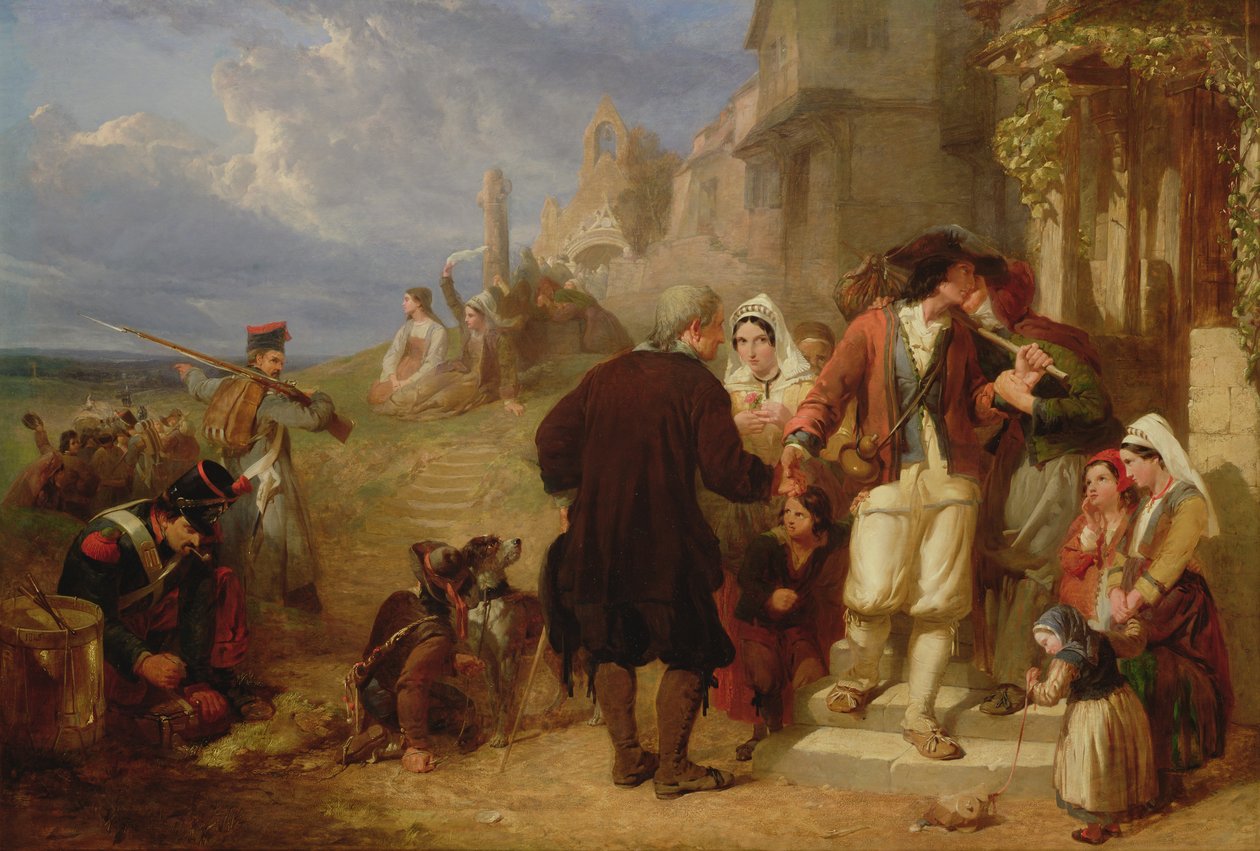 Huonekalut ja erilaiset esineet 1100- ja 1300-luvuilta tekijältä Frederick Goodall