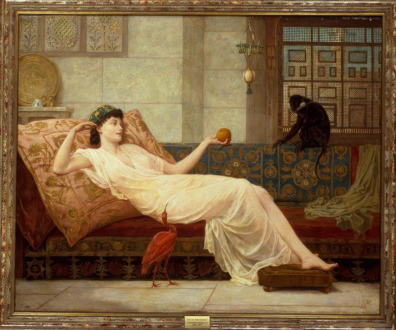 Frederick Goodall, Dolce far niente / Gemälde, 1889 tekijältä Frederick Goodall