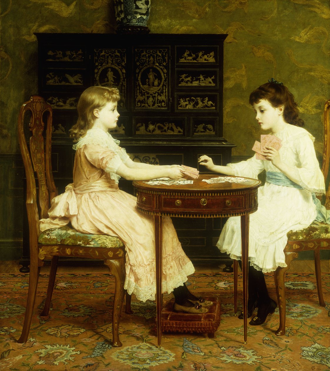 Vanha piika, 1886 tekijältä Frederick Goodall