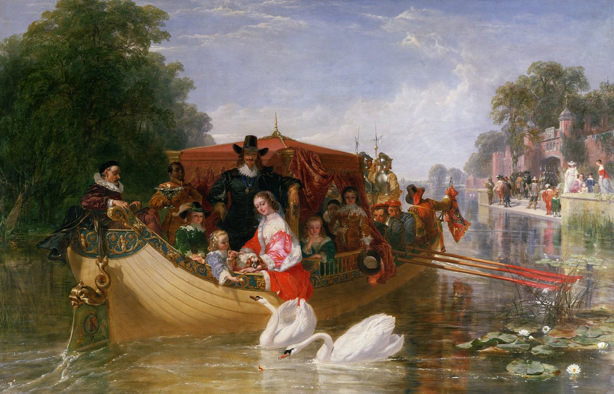 Kaarle I:n onnellisimmat päivät, 1855 tekijältä Frederick Goodall