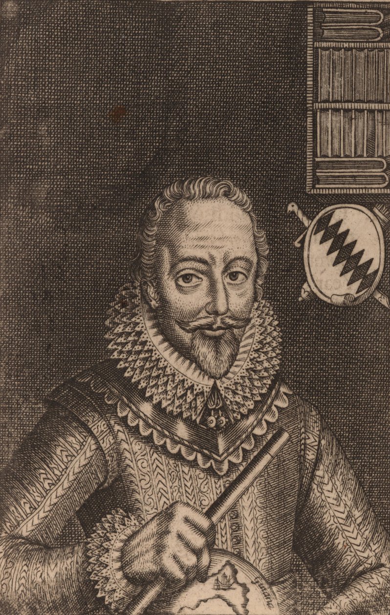 Sir Walter Raleighin muotokuva, 1690-luku. tekijältä Frederick Hendrik van Hove