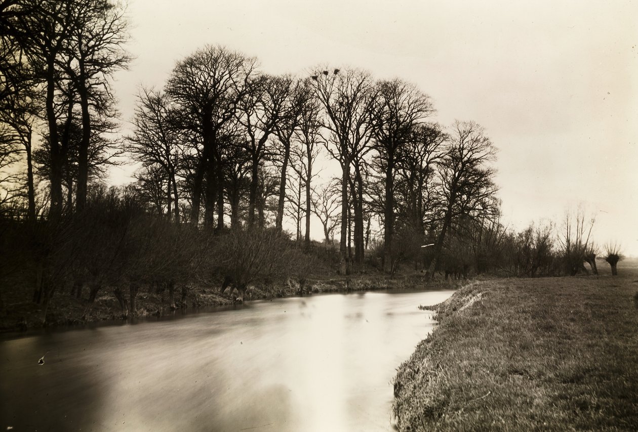 Kelmscott Manot: The Thames Near the Manor, 1896. tekijältä Frederick Henry Evans
