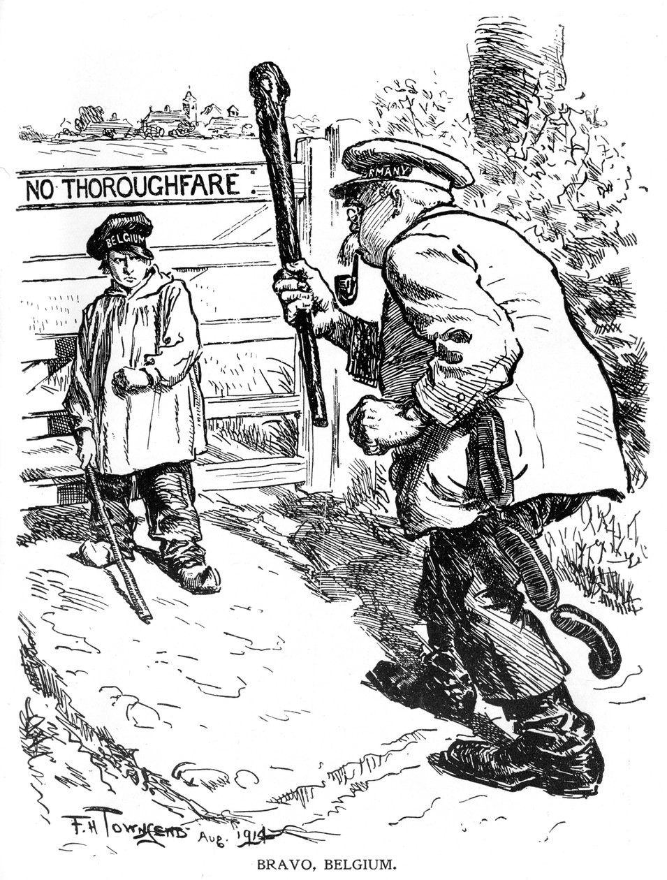 Bravo, Belgia, 1914, 1920 tekijältä Frederick Henry Townsend
