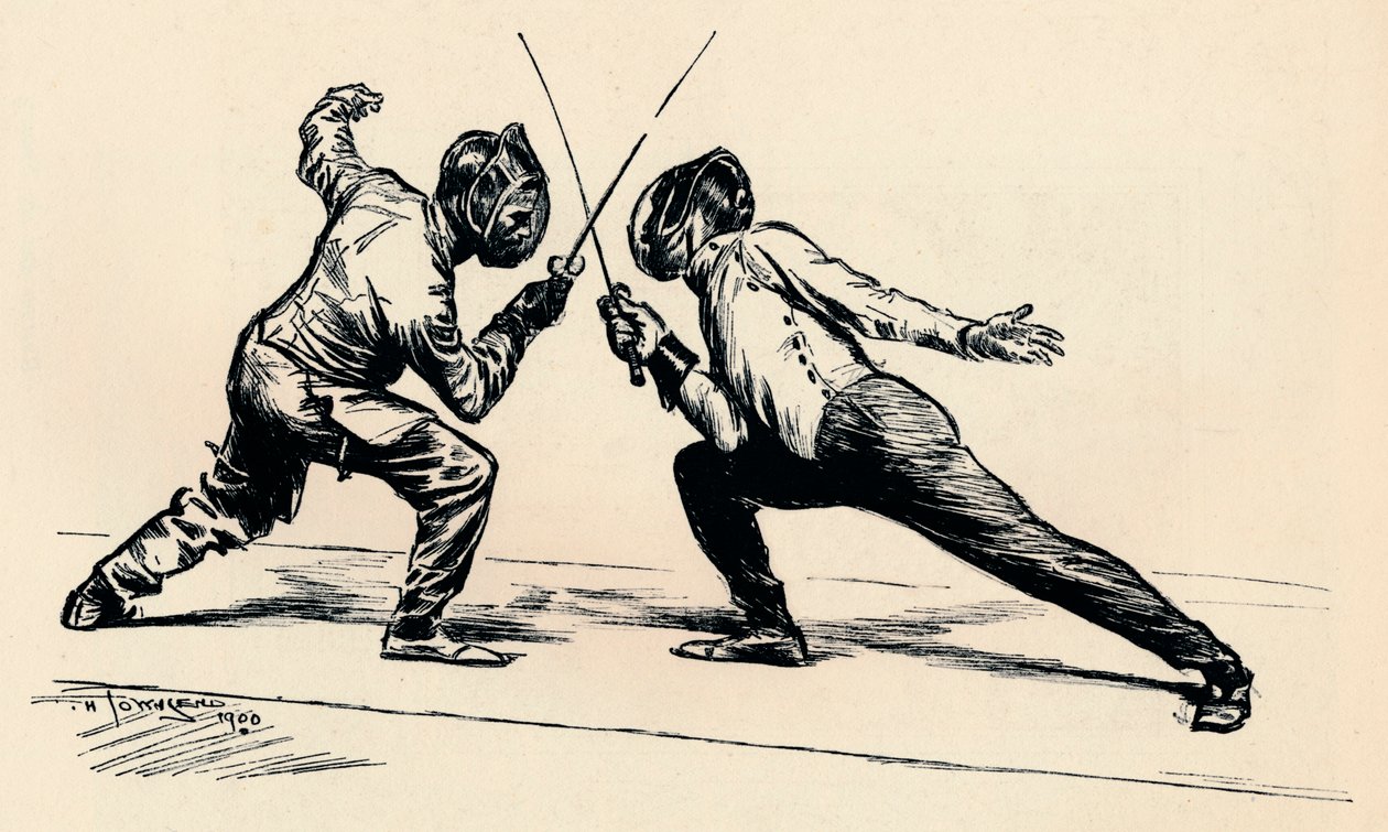 Miekkailijat, 1900 tekijältä Frederick Henry Townsend