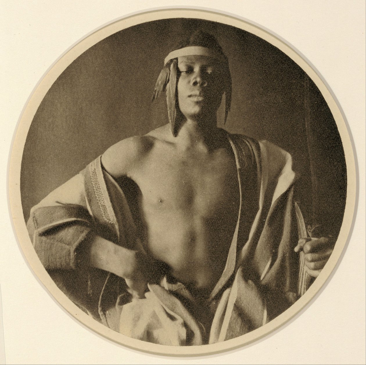 Etiopian päällikkö, 1887 tekijältä Frederick Holland Day