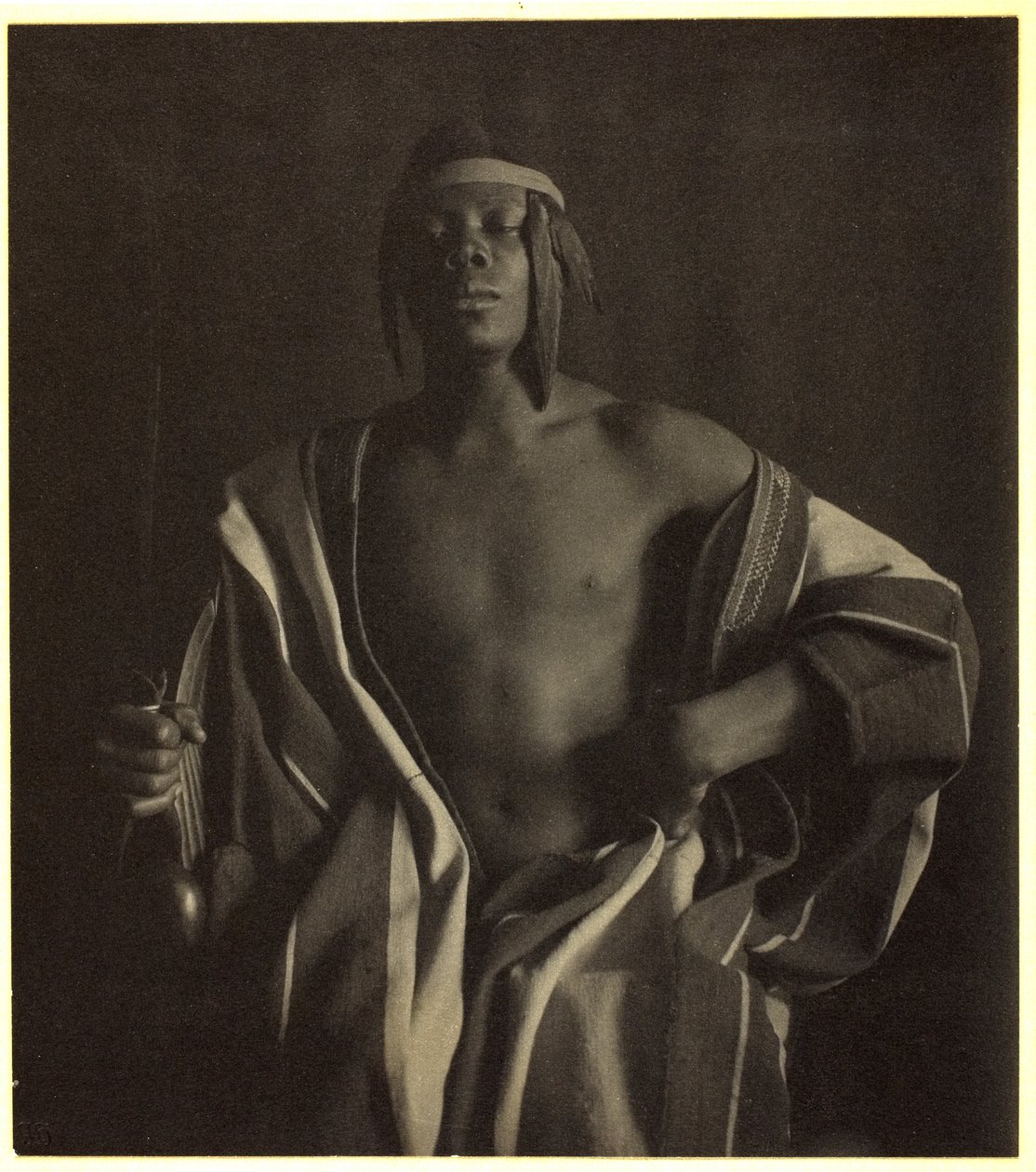 Etiopian päällikkö, 1897, painettu n tekijältä Frederick Holland Day