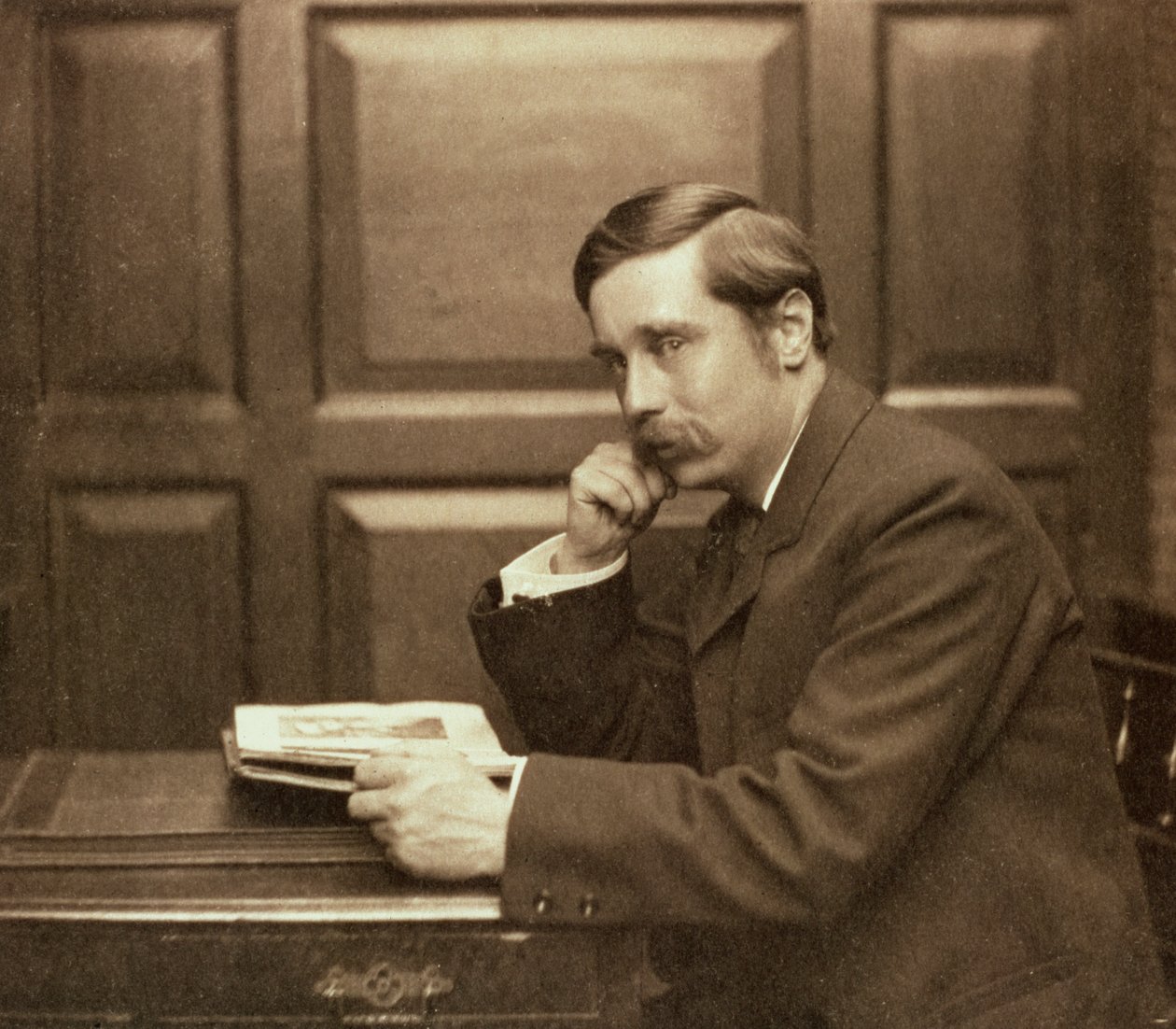 HG Wells, brittiläinen kirjailija, 1903 tekijältä Frederick Hollyer