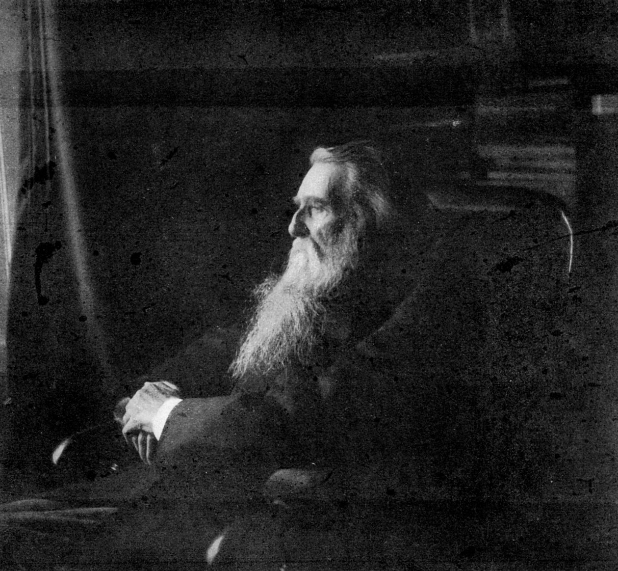 John Ruskin, brittiläinen taiteilija, kirjailija, kriitikko ja sosiaalinen ajattelija, 1900. tekijältä Frederick Hollyer