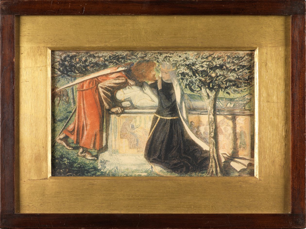 Kuningas Arthurin hauta (väripainatus) tekijältä Frederick Hollyer