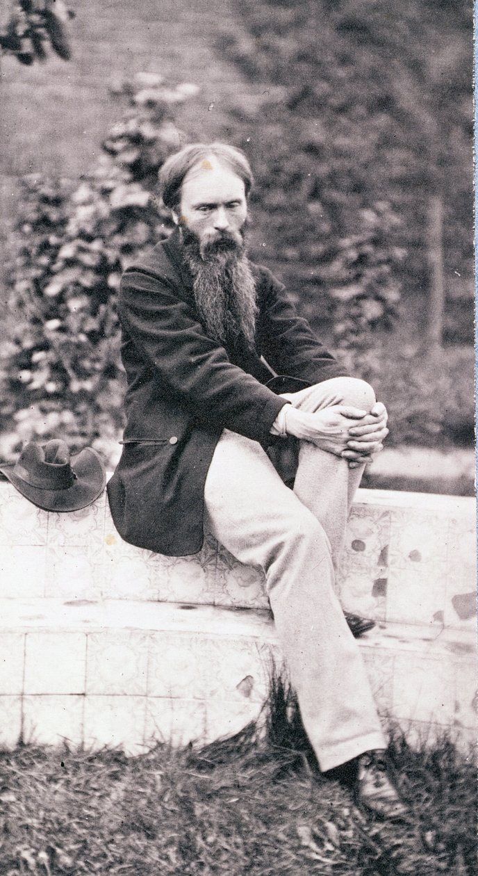 Sir Edward Burne-Jonesin (1833-98) muotokuva (seepiakuva) tekijältä Frederick Hollyer