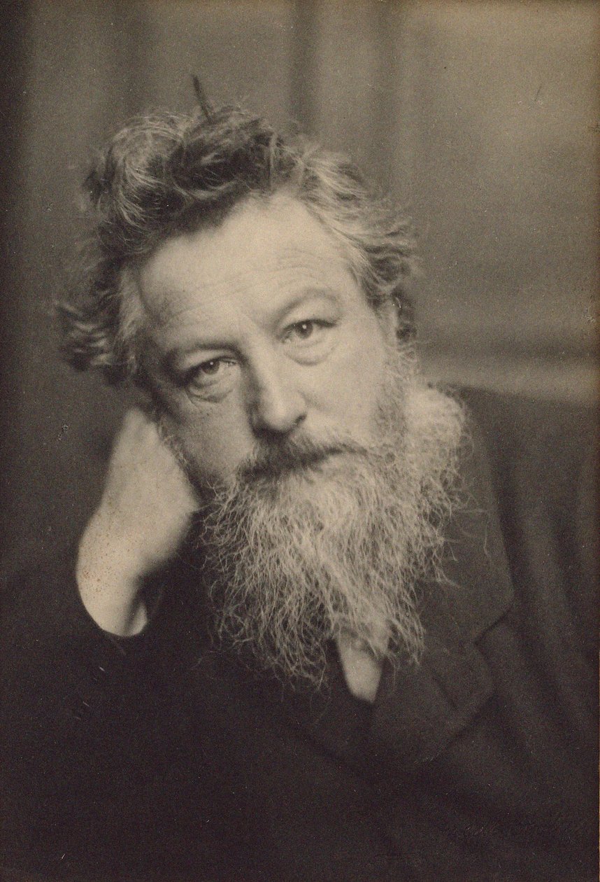 William Morrisin muotokuva 1834-1896. tekijältä Frederick Hollyer