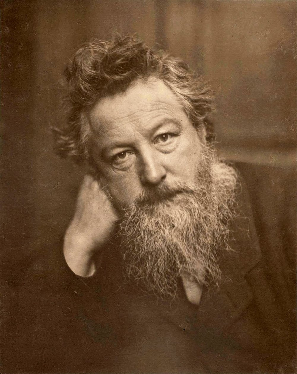 William Morris, 1887 (seepiakuva) tekijältä Frederick Hollyer