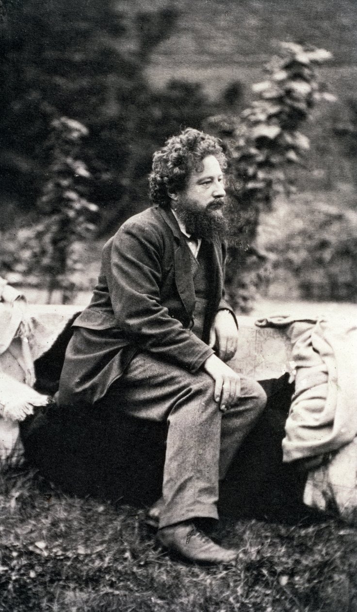 William Morris, englantilainen taiteilija ja suunnittelija, 1800-luku tekijältä Frederick Hollyer