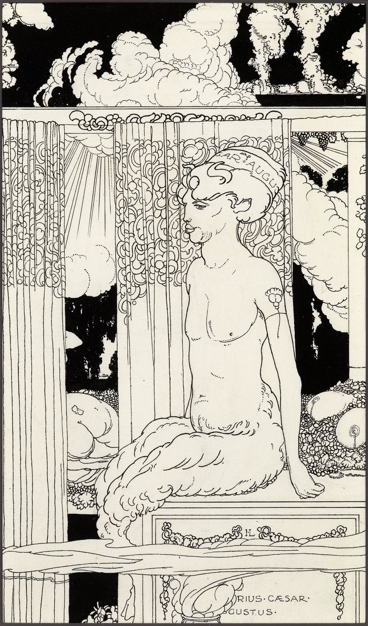Kultaisen Tiberiuksen faun, n. 1910 tekijältä Frederick Ilbery Lynch