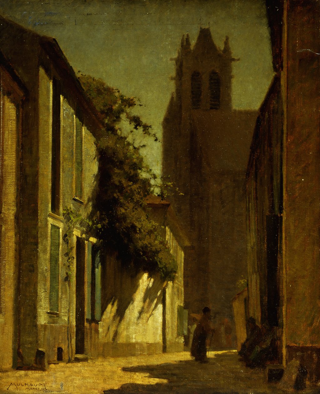 Street Scene, Moret tekijältä Frederick John Mulhaupt