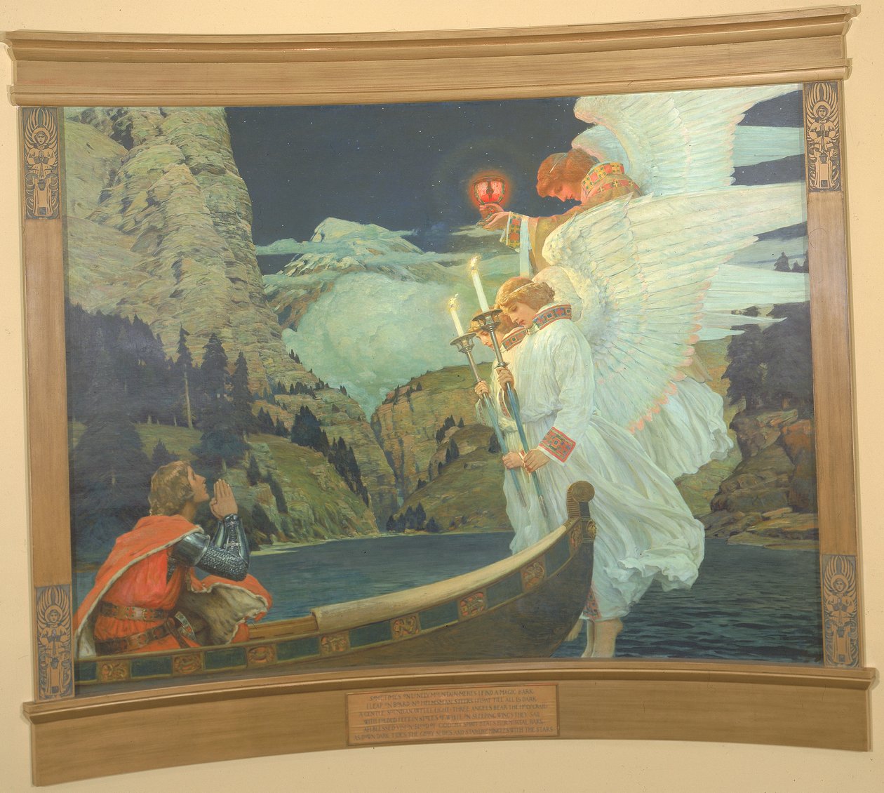 Pyhän Graalin ritari, n. 1912. tekijältä Frederick Judd Waugh