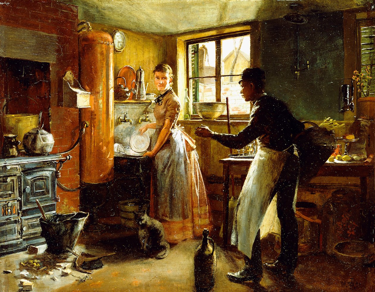 Portaiden alapuolella, 1885 tekijältä Frederick Juengling